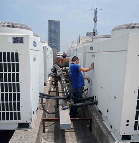 天长中央空调制热和不制冷系统维修方法